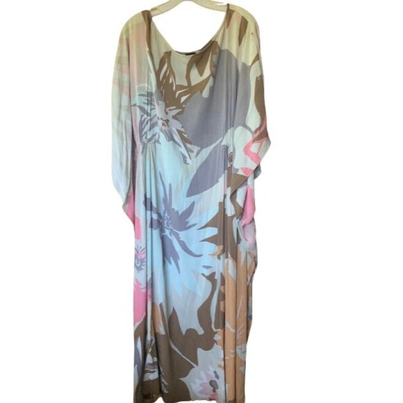 Saachi Floral Kaftan One Size - Picture 1 of 4